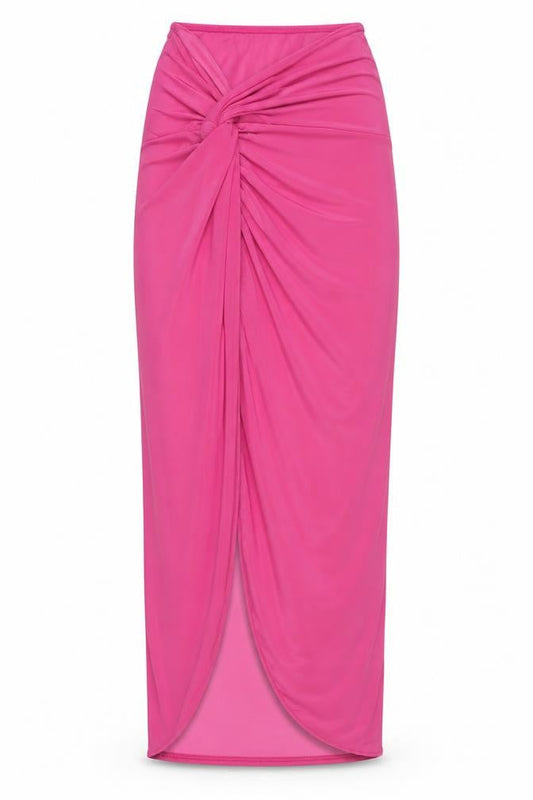 Womens UK Size 6 PRETTYLITTLETHING Wrap Jersey Skirt