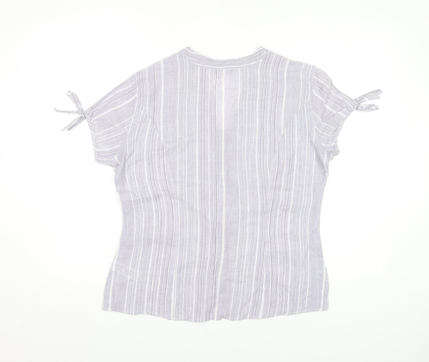 Womens UK Size 12 Marks and Spencer Purple Tunic Blouse