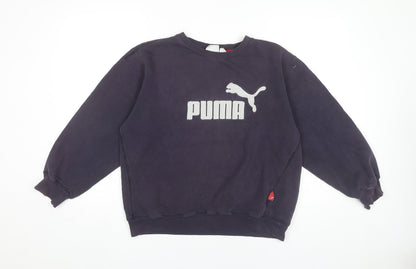 Mens UK Size 2XL PUMA Blue Pullover Sweatshirt