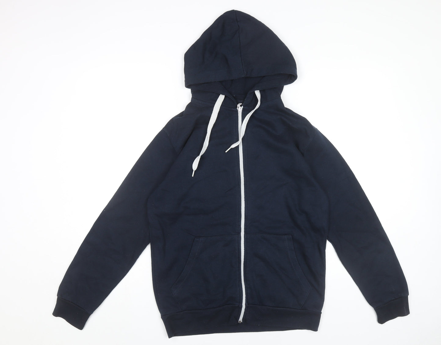 R.W.C Men's Blue Small Full Zip Hoodie with Pockets