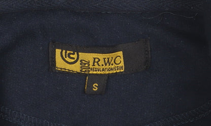 R.W.C Men's Blue Small Full Zip Hoodie with Pockets