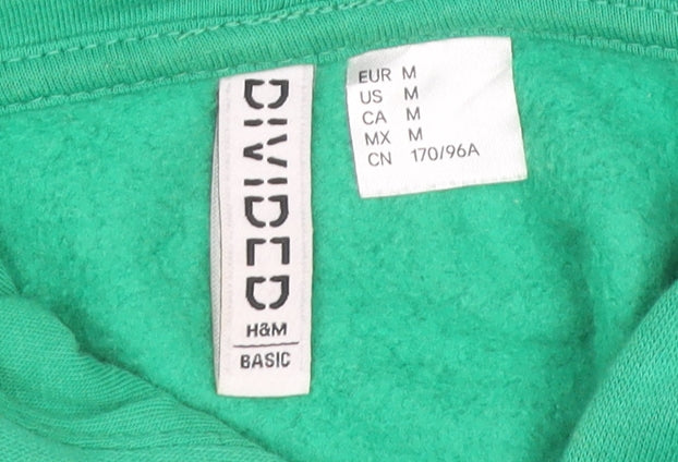 H&M Divided Women’s Green Size 12 Full Zip Hoodie