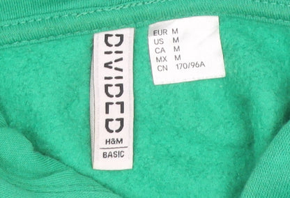 H&M Divided Women’s Green Size 12 Full Zip Hoodie