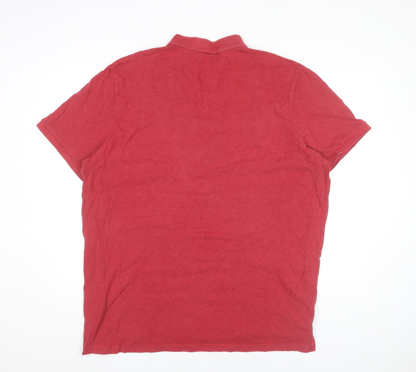 Ralph Lauren Men's Red 2XL Classic Fit Cotton Polo Shirt