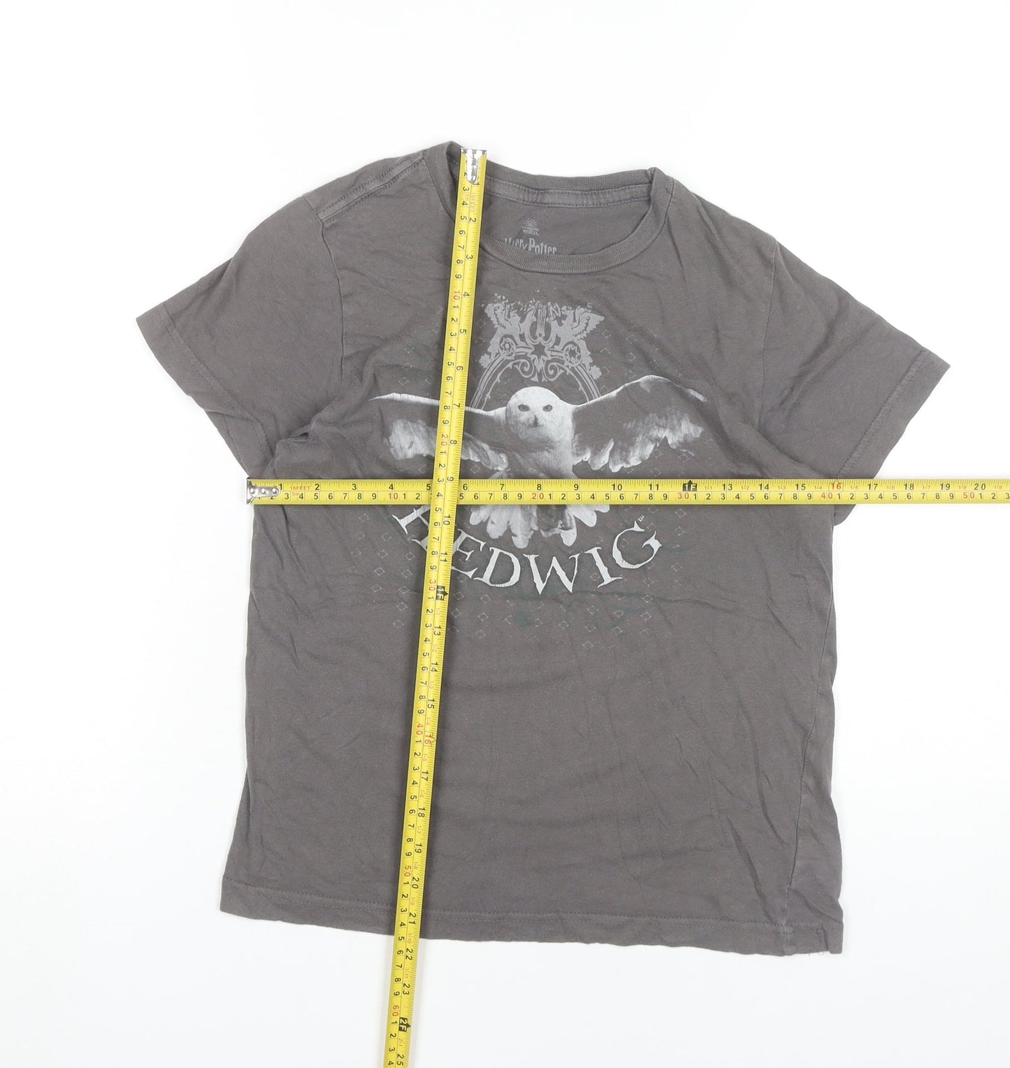 Teens UK Size 10 Harry Potter Grey Basic T-Shirt