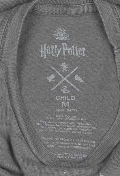 Teens UK Size 10 Harry Potter Grey Basic T-Shirt