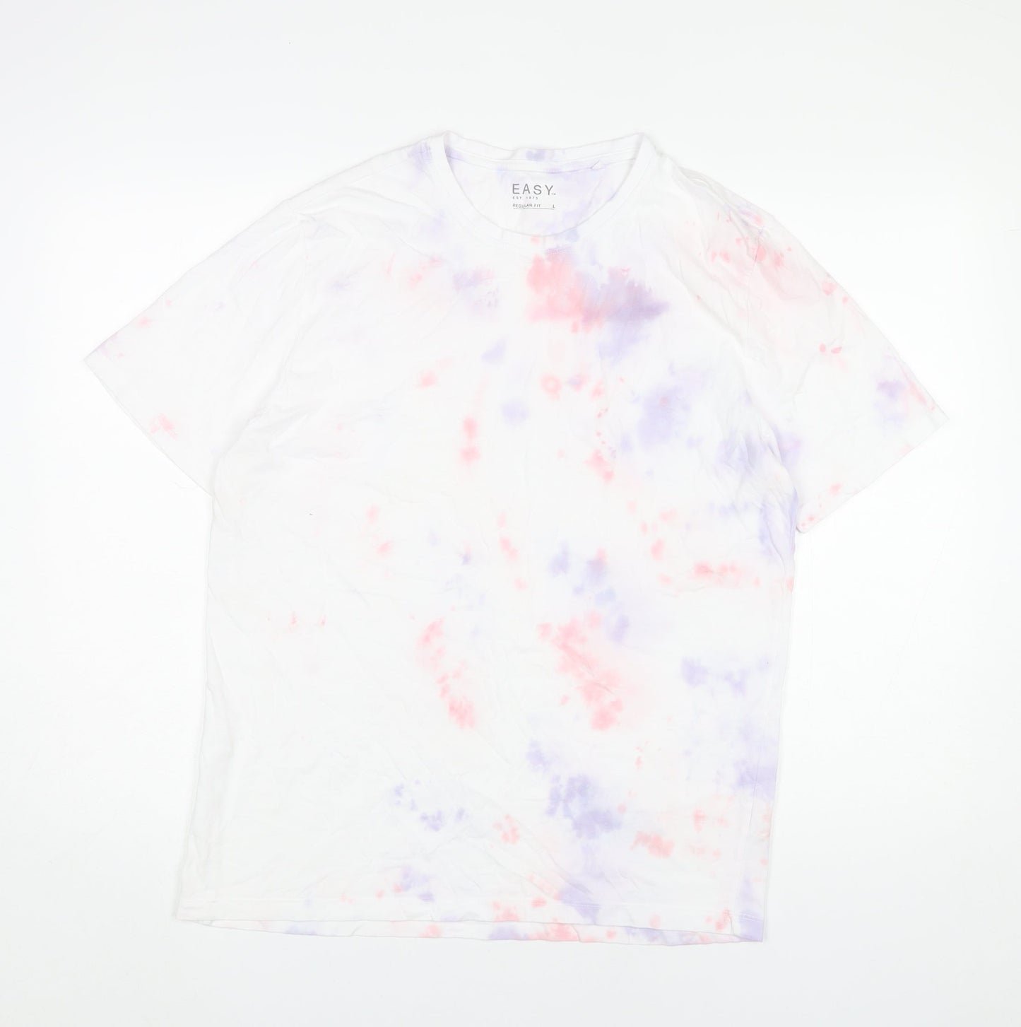 Mens UK Size L Easy Multicoloured  T-Shirt