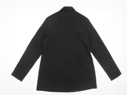 In The Style Women Black Size 8 Double-Breasted Blazer Jacket