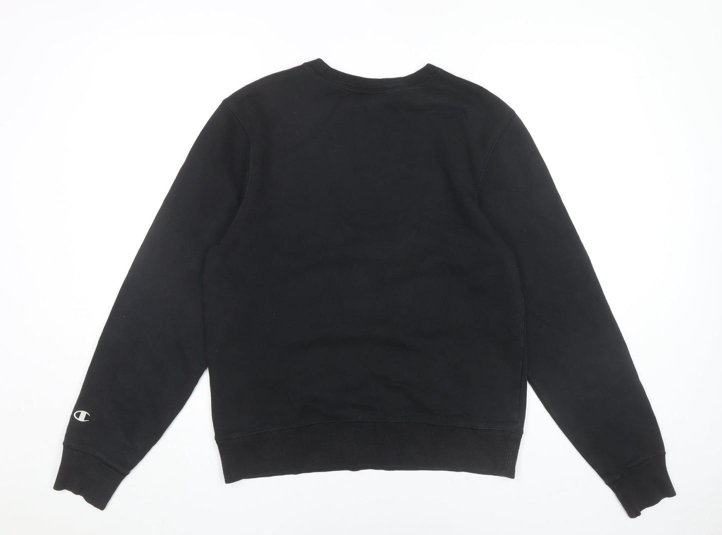 Mens UK Size S Champion Black Pullover Sweatshirt