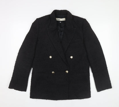 Womens UK Size XS Zara Black Blazer