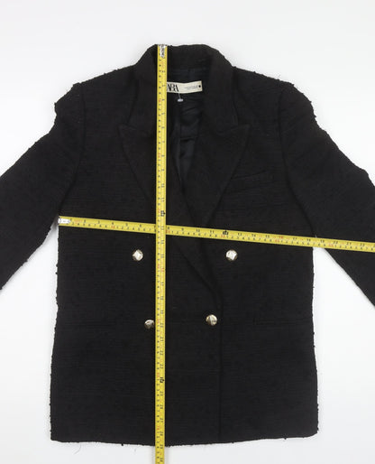 Womens UK Size XS Zara Black Blazer