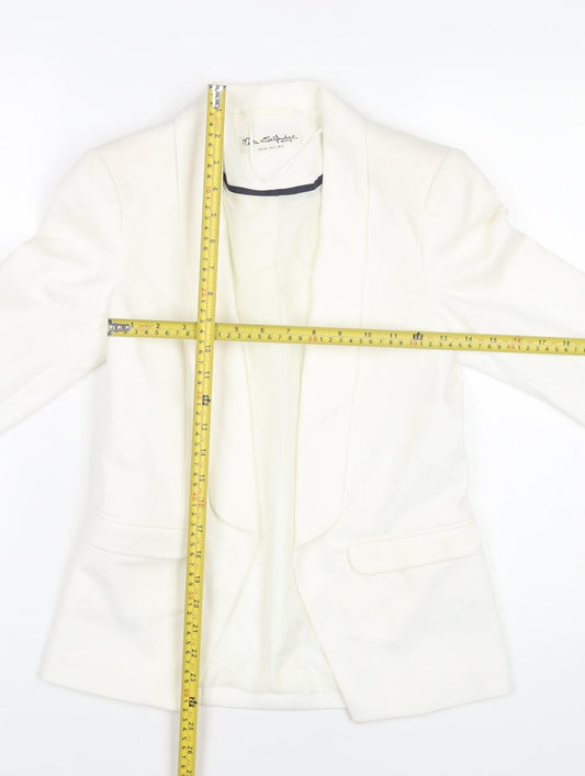 Womens UK Size 6 Miss Selfridge White Basic Jacket