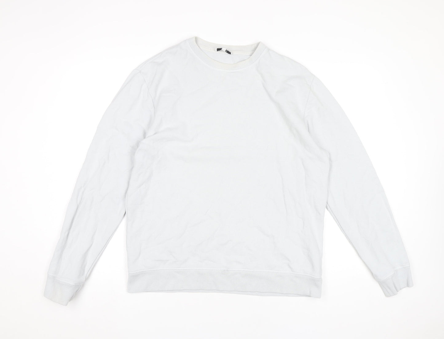 Mens UK Size L Reiss White Pullover Sweatshirt