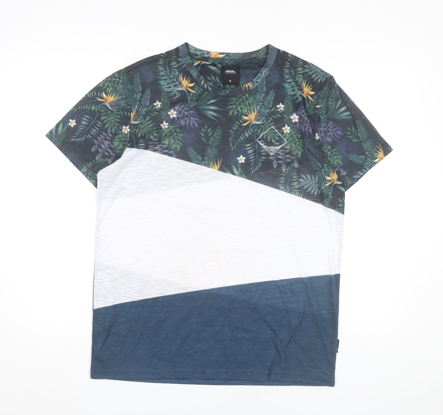 Mens UK Size M Burton Menswear London Multicoloured  T-Shirt