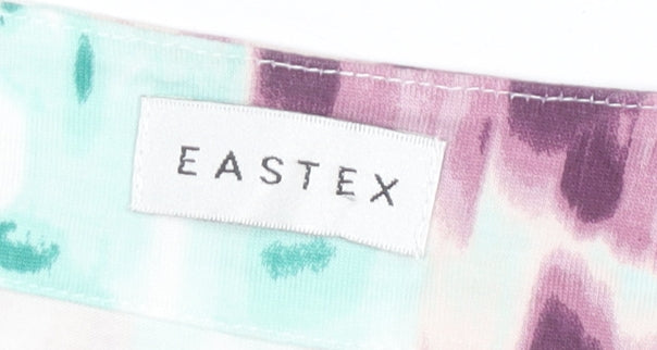Womens UK Size 14 Eastex Multicoloured Basic T-Shirt