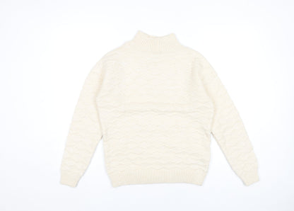 Womens UK Size XS NEXT Ivory Pullover Jumper