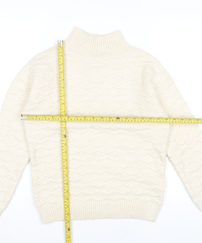 Womens UK Size XS NEXT Ivory Pullover Jumper