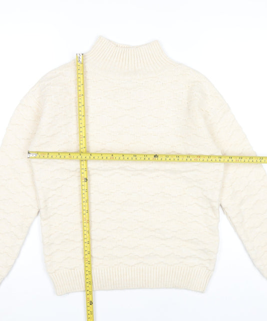 Womens UK Size XS NEXT Ivory Pullover Jumper