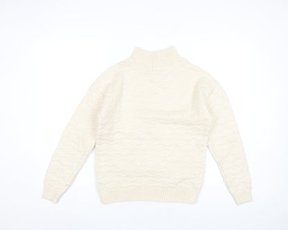 Womens UK Size XS NEXT Ivory Pullover Jumper
