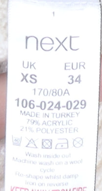Womens UK Size XS NEXT Ivory Pullover Jumper