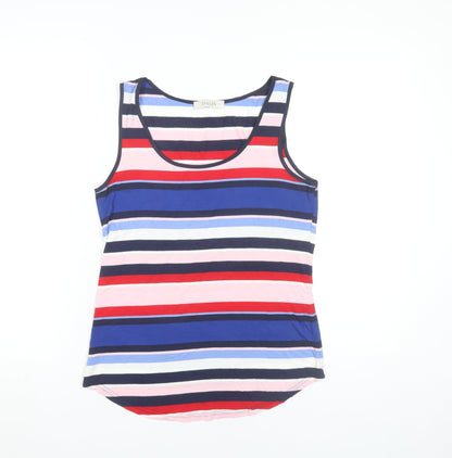 Womens UK Size S Oasis Multicoloured Basic Tank