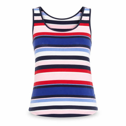 Womens UK Size S Oasis Multicoloured Basic Tank
