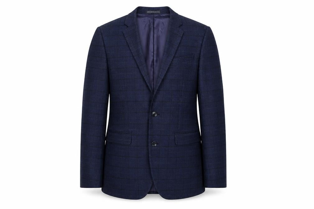 Mens UK Size 38 Primark Regular Blue Suit Jacket