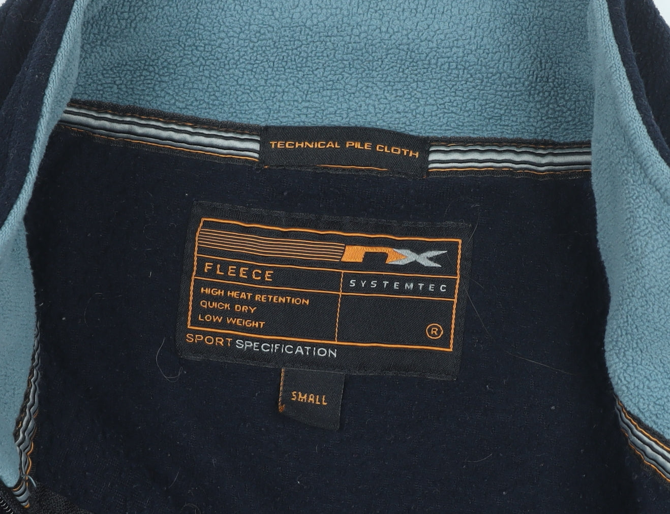 NX Systemtec Men's Black Fleece 1/2 Zip Sweatshirt Size S