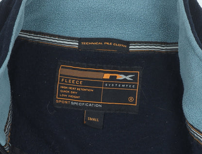 NX Systemtec Men's Black Fleece 1/2 Zip Sweatshirt Size S