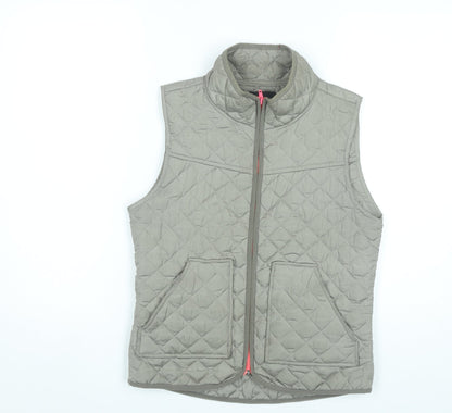 Womens UK Size S ICHI Beige Quilted Coat