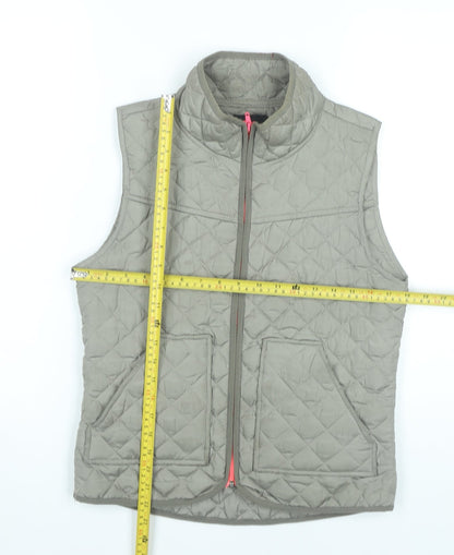 Womens UK Size S ICHI Beige Quilted Coat