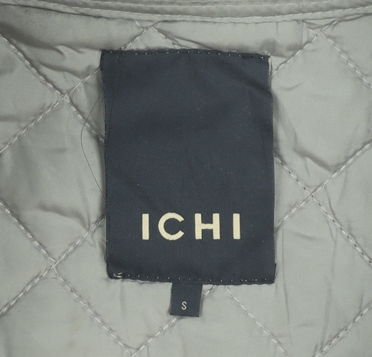 Womens UK Size S ICHI Beige Quilted Coat