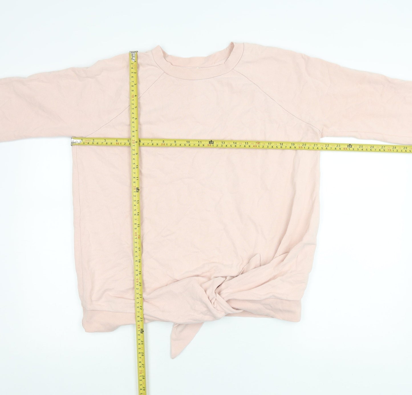 Next Women’s Pink Sweatshirt UK 10 Cotton Crew Neck Long Sleeve