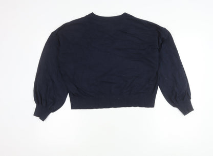 Womens UK Size 12 Monki Blue Pullover Jumper
