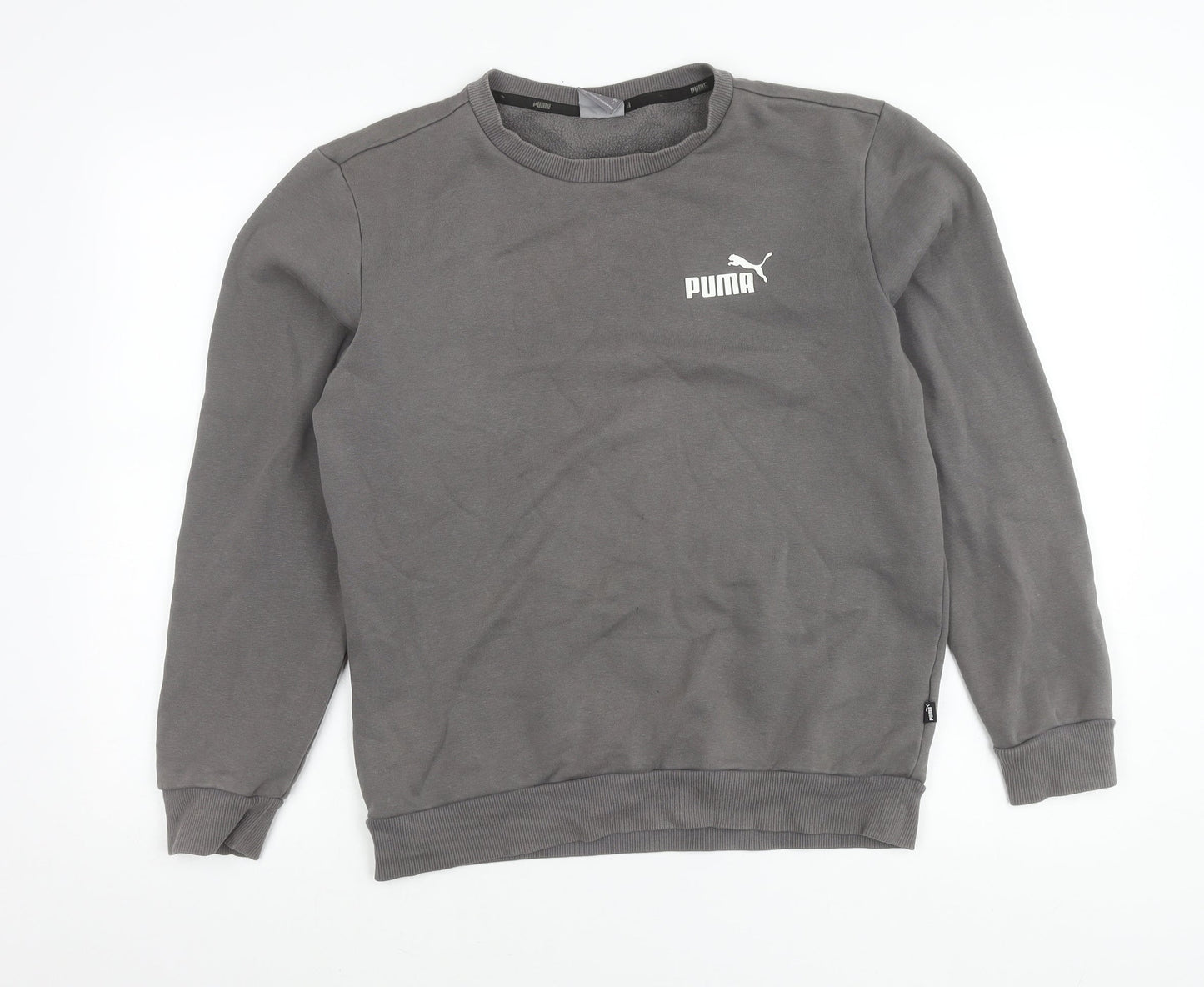 Mens UK Size S PUMA Grey Pullover Sweatshirt