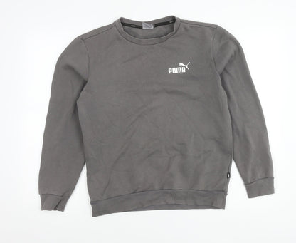 Mens UK Size S PUMA Grey Pullover Sweatshirt