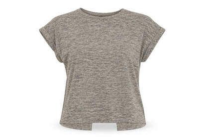 Womens UK Size 14 Warehouse Brown Basic T-Shirt