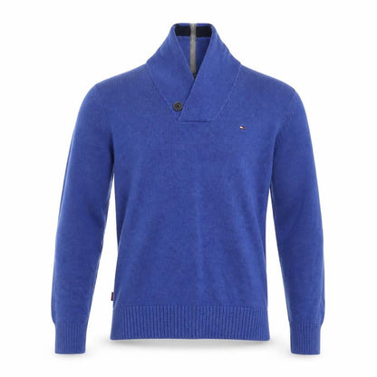 Mens UK Size S Tommy Hilfiger Blue Pullover Jumper