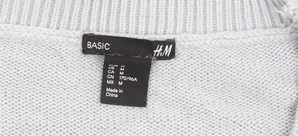 Womens UK Size 12 H&M Blue Pullover Jumper