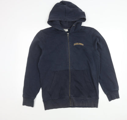 Mens UK Size S JACK & JONES Blue Basic Jacket