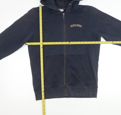 Mens UK Size S JACK & JONES Blue Basic Jacket