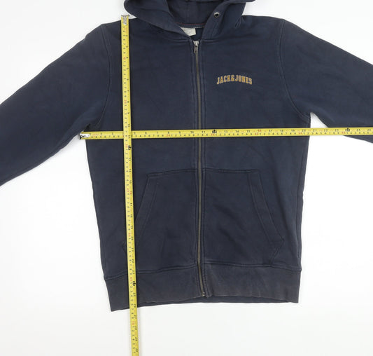 Mens UK Size S JACK & JONES Blue Basic Jacket
