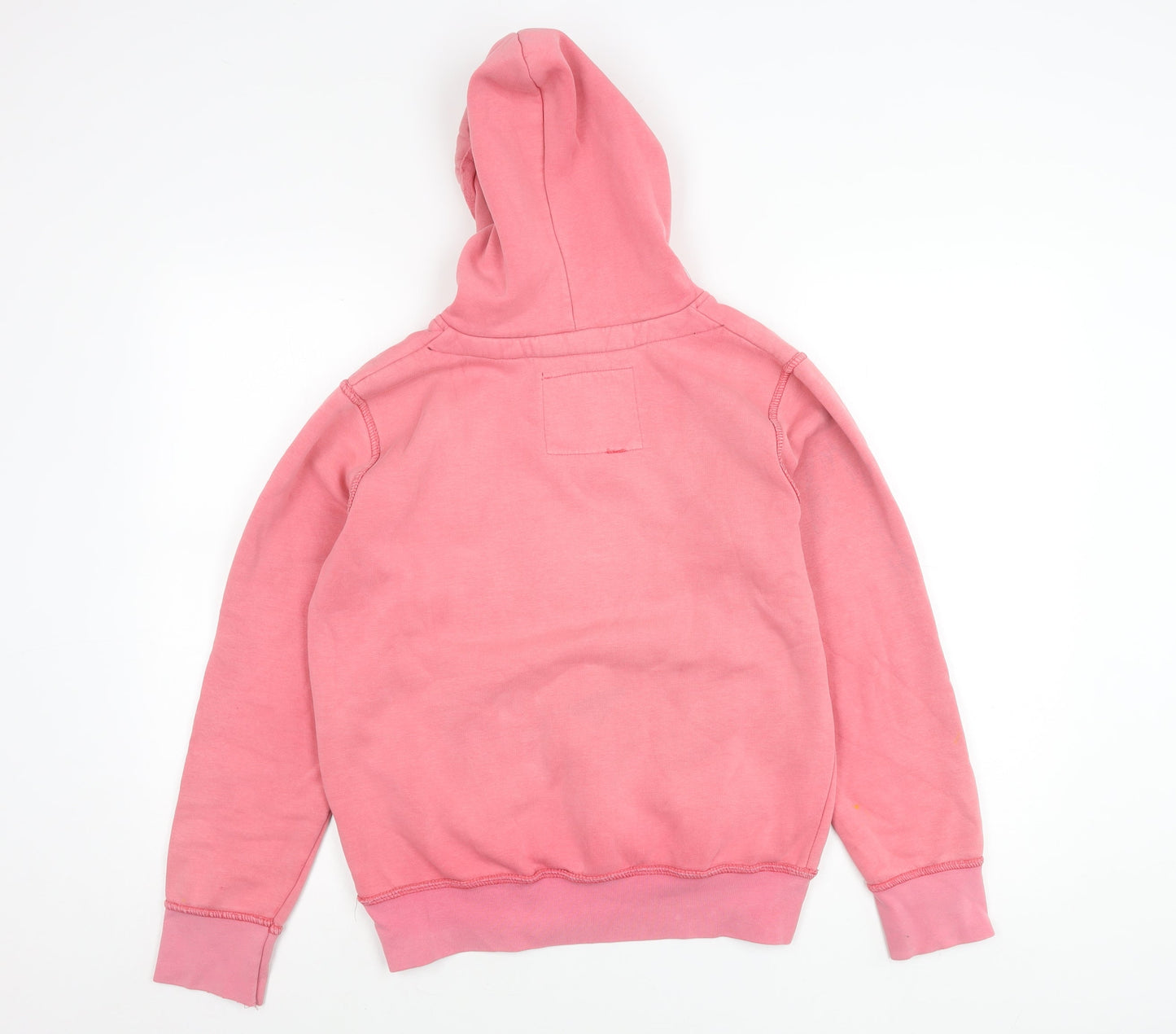 Abercrombie & Fitch Womens Pink Pullover Hoodie Medium Cotton Logo