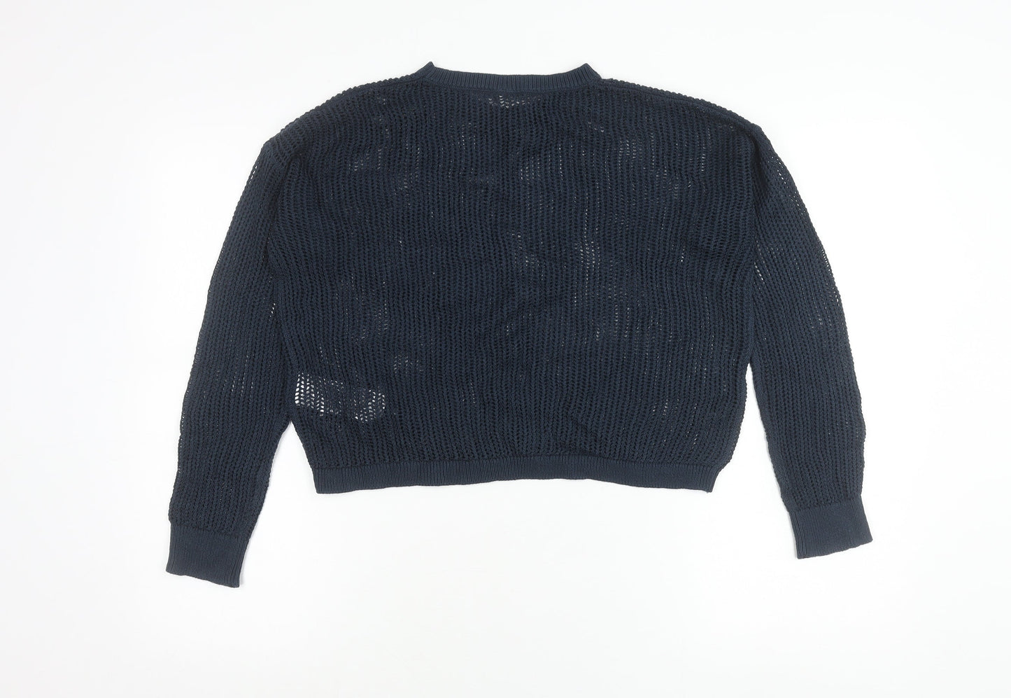 Womens UK Size S Uniqlo Blue Pullover Jumper