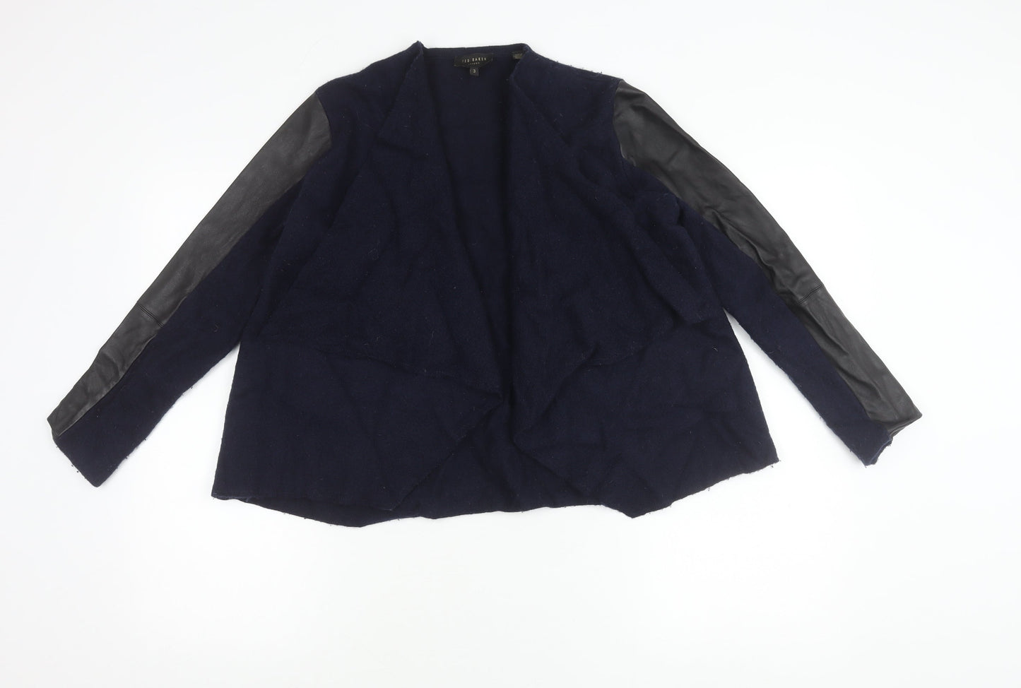 Womens UK Size 12 Ted Baker Blue Cardigan Jumper