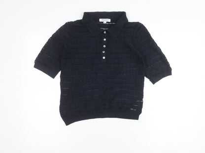 Womens UK Size 10 Great Plains Black Basic Polo