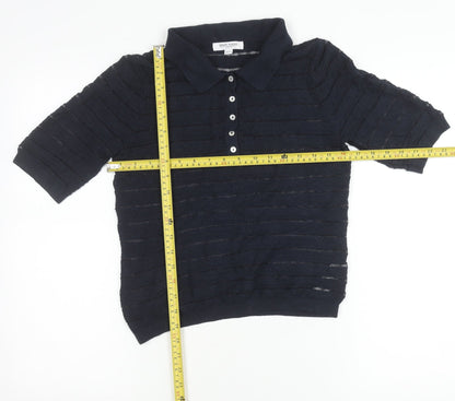 Womens UK Size 10 Great Plains Black Basic Polo