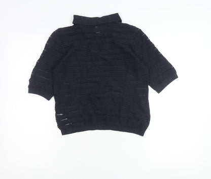 Womens UK Size 10 Great Plains Black Basic Polo