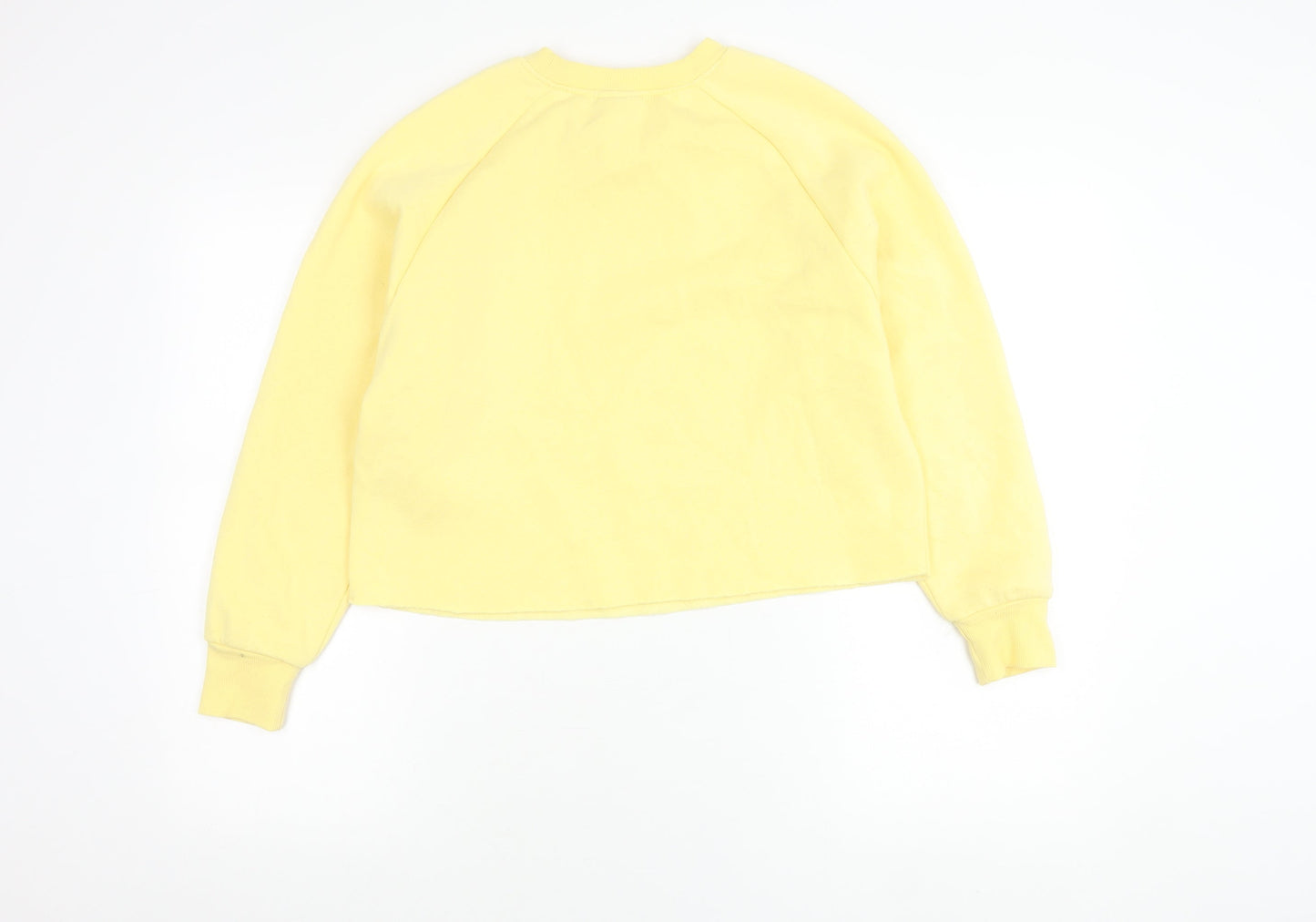 Womens UK Size 2XS Disney Yellow Pullover Sweatshirt