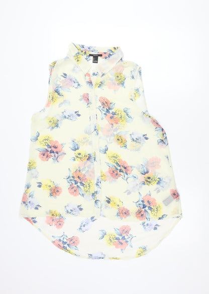 Womens UK Size L FOREVER 21 Multicoloured Basic Blouse